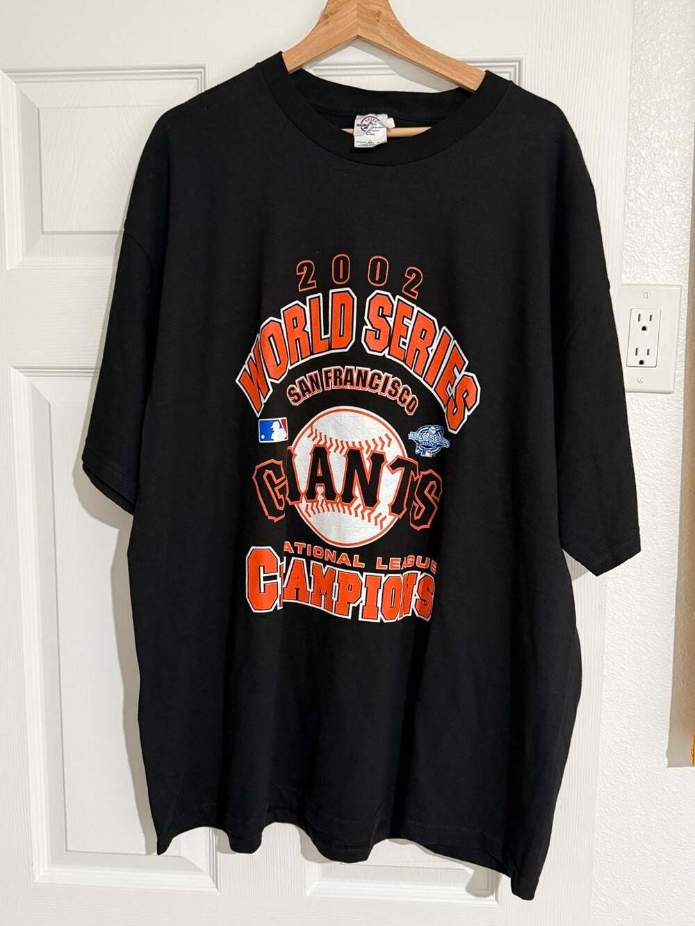 Vintage San Francisco Giants 2002 World Series T-Shirt Size 2XL